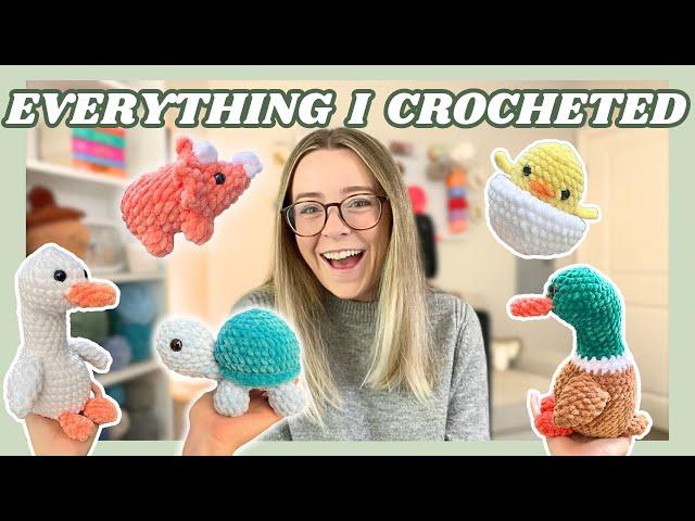 Everything I Crocheted In December (with pattern links!)  | Hooks and Heelers