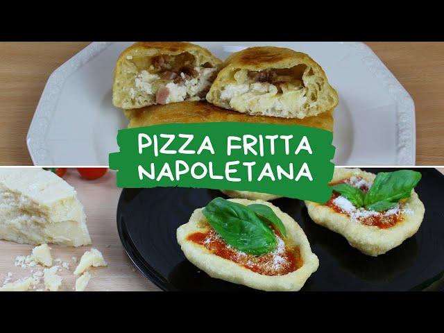 Pizza fritta NAPOLETANA, con cicoli e ricotta e montanara.