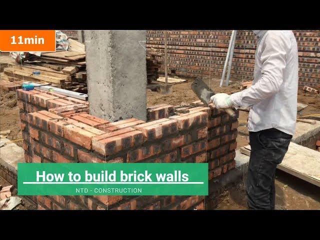 How to build brick walls (Part 01) - NTD Construction