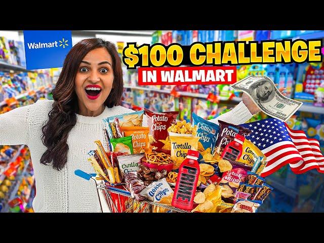 $100 Budget Challenge at Walmart 