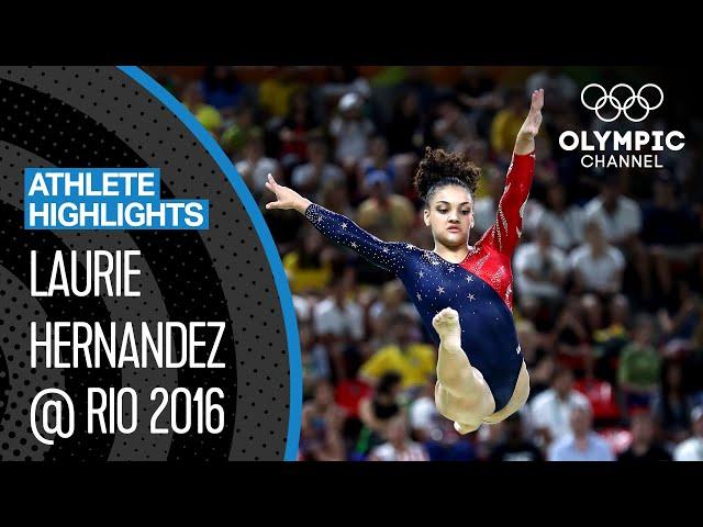 Every Laurie Hernandez  Rio 2016 Routine! | Athlete Highlights