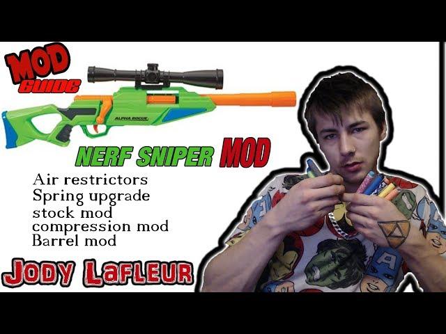 (MOD GUIDE) [NERF SNIPER] *BUZZBEE - "Alpha rogue" ~Jody Lafleur!