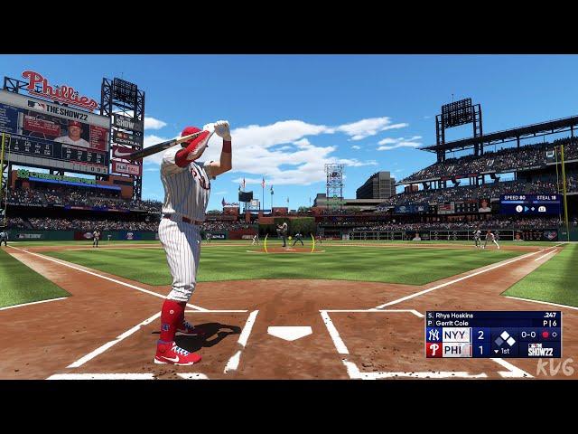 MLB The Show 22 - New York Yankees vs Philadelphia Phillies - Gameplay (PS5 UHD) [4K60FPS]