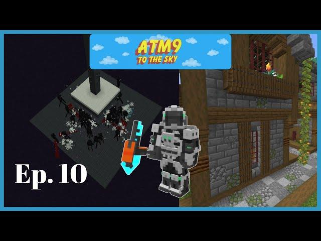 ATM9 to the Sky Ep10 - MekaSuit and Apotheosis Gear Farm