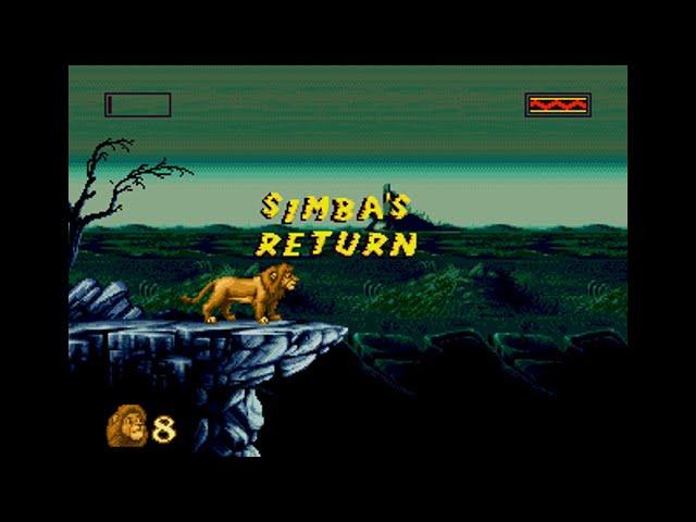 The Lion King (Genesis, Enhanced Color Hack): Level 9: Simba's Return (+ Bonus Opening)