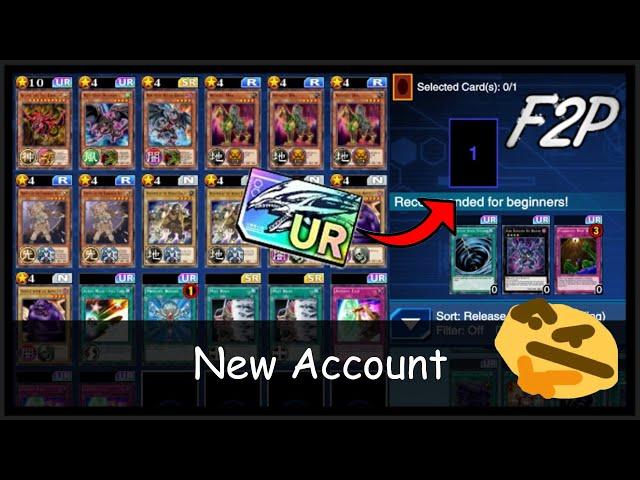 Making a FARM DECK and Getting STAPLES - F2P New Account Playthrough #2 [Yu-Gi-Oh! Duel Links]