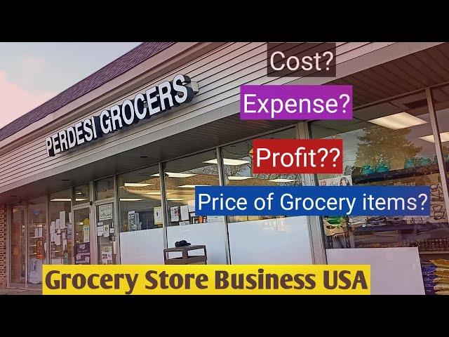 My Friend's Desi Grocery Store Business USA / Cost Expense Profit? How Much Earning? #grocerystore ?