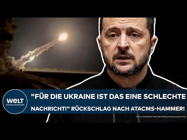 PUTINS KRIEG: "Für die Ukraine ist das eine schlechte Nachricht!" Rückschlag nach ATACMS-Hammer!