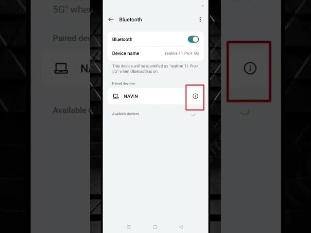 How to find MAC Address of Bluetooth device in Android #tricks #tips #android #shortsviral