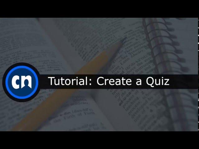 Create a Quiz