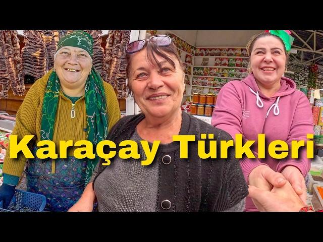 Traveling in Russia Speaking Turkish! Karachay Cherkessia Street Market