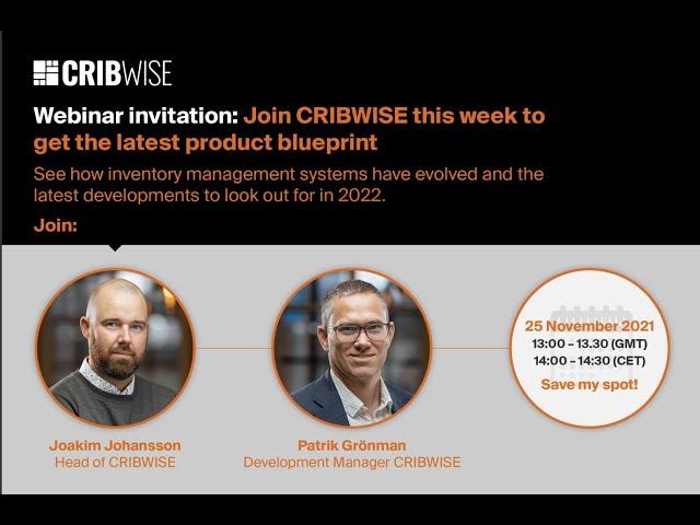 WEBINAR: Get the inside scoop on CRIBWISE latest product blueprint.