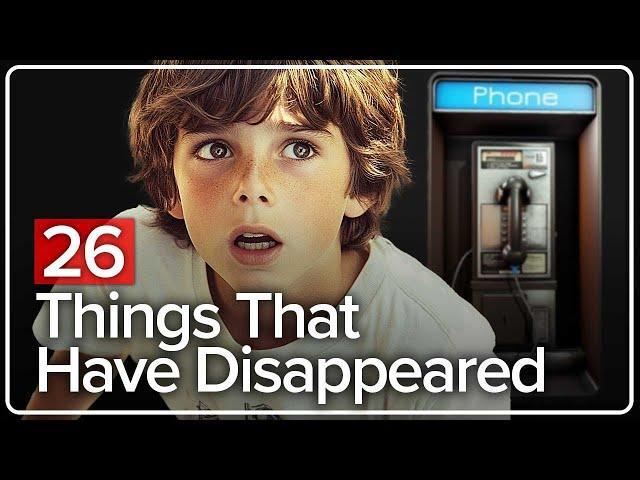 26 Obsolete Objects That Quietly Disappeared!