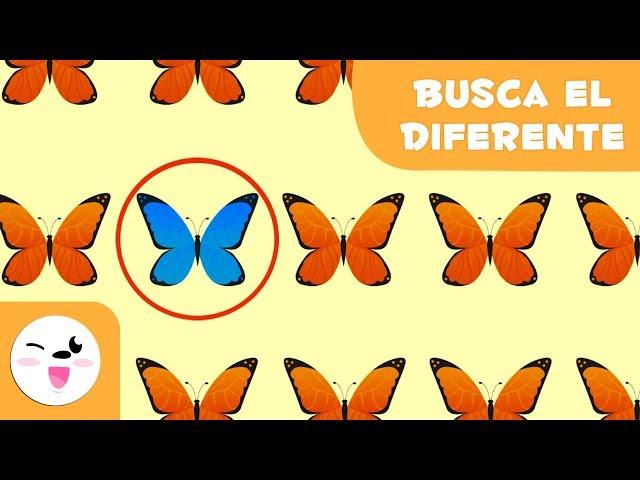 Encuentra la imagen diferente - Atención visual para niños - Día Mundial del Medio Ambiente