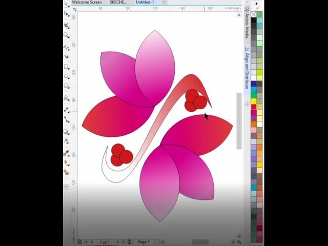 How to use b spline tool & Ellipse tool in coreldraw #new #video #viral #ytshorts #coreldraw #howto