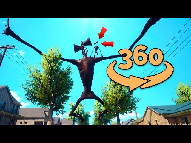 360 Video || Siren Head 360 Part 1 || Funny Horror Animation VR