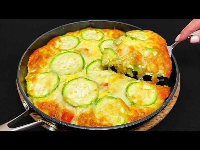 This is the most delicious zucchini recipe! I have never eaten such delicious zucchini!