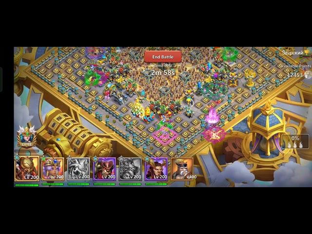 Destroying Castle Clash Rank 1 Might player base in GW |Castle Clash #castleclash #cbcevent