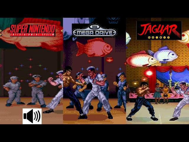 Dragon the Bruce lee story - SNES vs Mega drive vs Jaguar Console VS Console