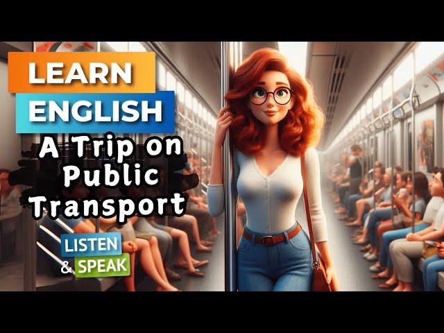 A Trip on Public Transport | Improve Your English | English Listening Skills - Speaking Skills.