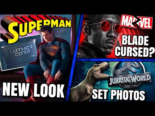 Superman's Metropolis First Look, MCU's Blade Is Cursed, Jurassic World 4 Set Photos & MORE!!