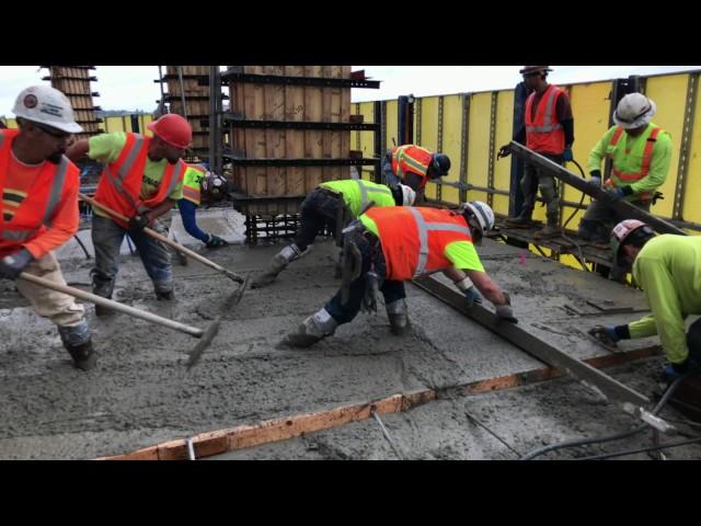 Highrise Concrete Pour in Seattle