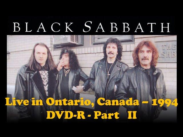 Black Sabbath - Live in Ontario, Canada 1994 (DVD-R) - Part II