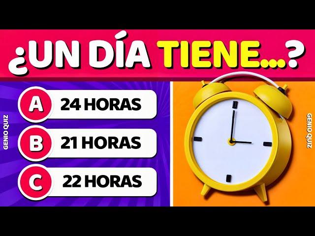 50 Preguntas de PRIMARIA  ¿Cuánto Sabes? Quiz - Trivia