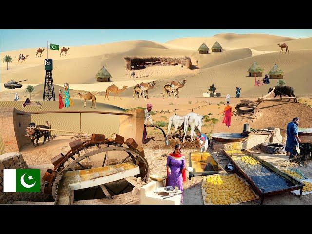 Unseen Beautiful Village Life in Pakistan | Traditional Desert Village Life | Old Culture of Punjab