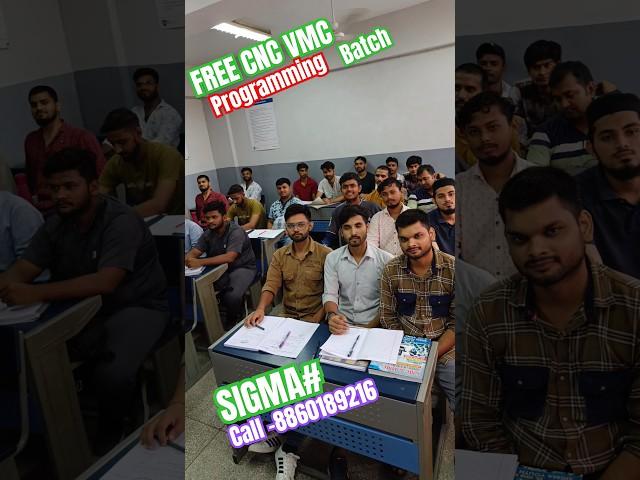 free CNC VMC PROGRAMMING BATCH -AUGUST 2024#sigmayouthengineers #cncprogramming