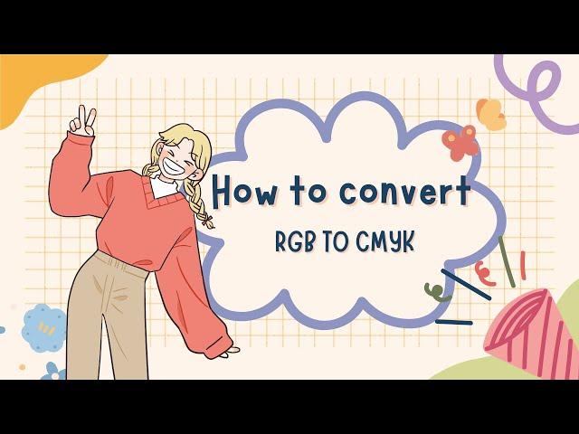 How to convert RGB to CMYK in Photoshop easily