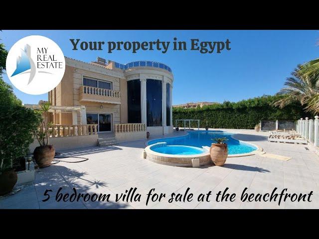 Luxury 5 bedroom villa for sale in a beachfront hotel, Hurghada, Red Sea, Egypt