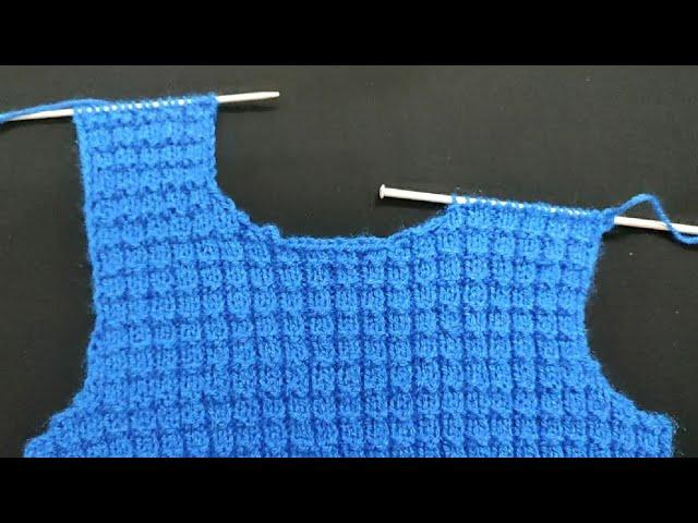 Knitt Learn Sweater Round Neck Cutting with Joint Shoulder of 5-6 yrs. Baby (Hindi