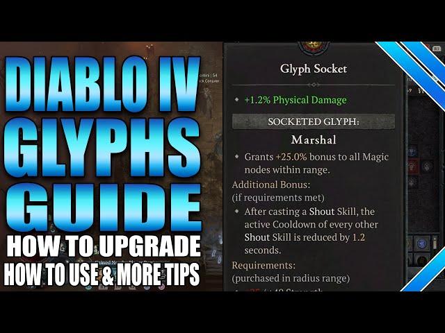 Diablo 4 Glyph Guide - Where To Find, How To Use & Range Explained