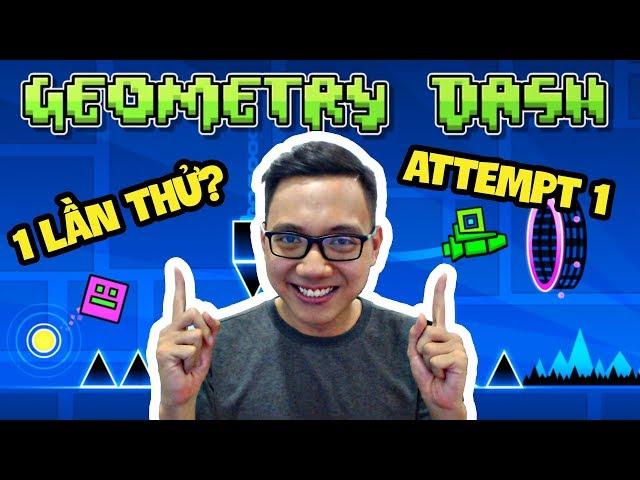 Sơn Đù CHỈ 1 LẦN THỬ VƯỢT QUA 6 MÀN SIÊU KHÓ - Geometry Dash (Sơn Đù Funny Moments)