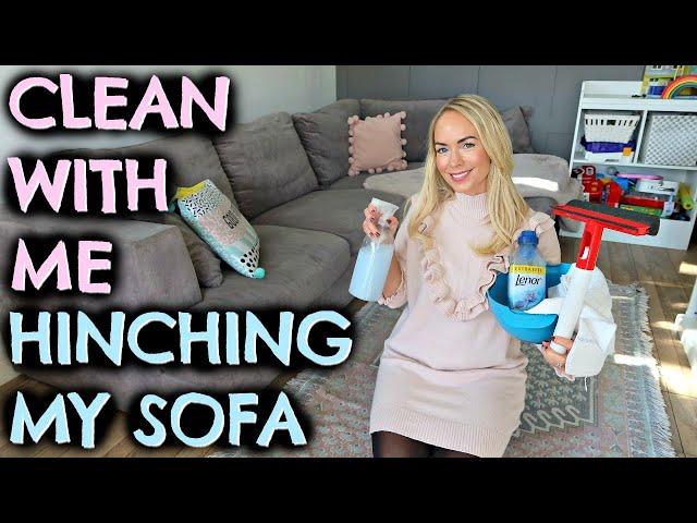 HINCHING MY SOFA!  CLEAN WITH ME  |  HOW TO CLEAN A SOFA