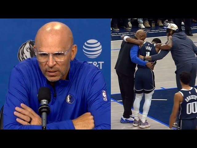 Jason Kidd speaks on Kyrie Irving scary knee injury and shooting FT's after it