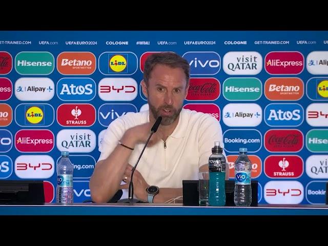 ENGLAND PRESS CONFERENCE: Gareth Southgate: England 0-0 Slovenia: Euro 2024