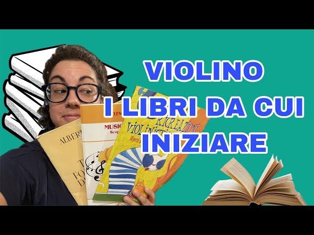 I libri di violino per cominciare