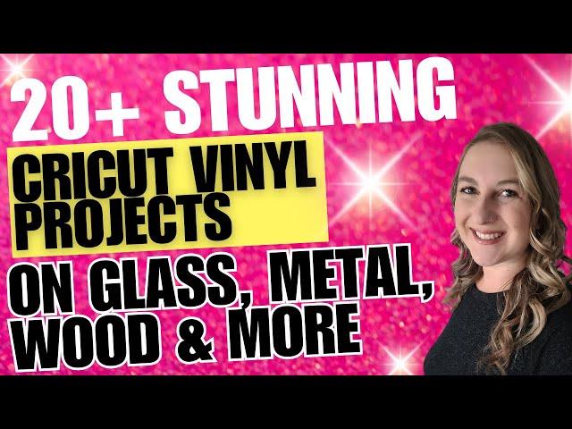 20+ Awesome Cricut Vinyl Projects and Blanks | Cricut Ideas with Permanent Vinyl