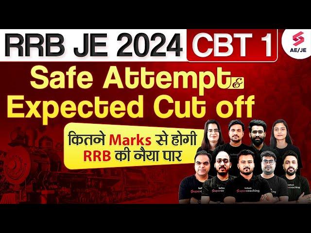 RRB JE Cut Off 2024 | RRB JE Safe Score 2024 | RRB JE Safe Attempt | RRB JE Exam Analysis