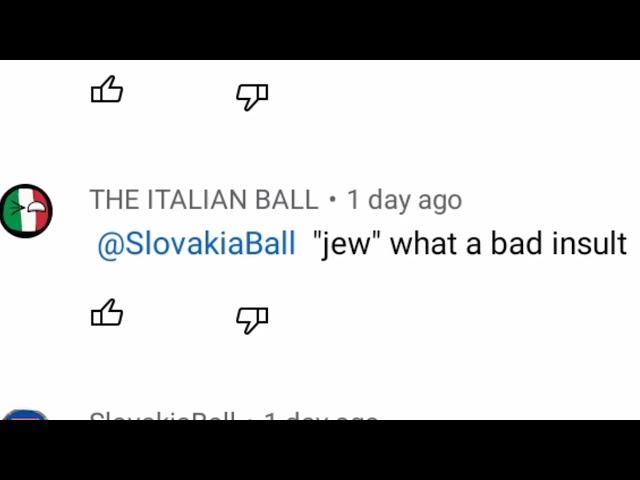 THE ITALIAN BALL HATES JEWS!! EXPOSED