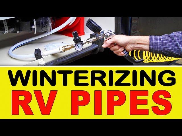 Winterizing RV Water Lines With an Air Compressor