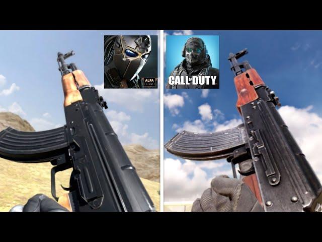 Combat Master vs. Call of Duty Mobile - Weapons Comparison