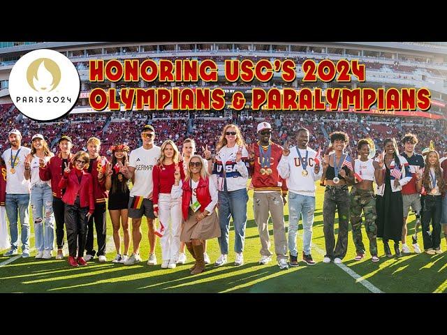 Trojan Marching Band Salutes USC's 2024 Paris Olympians and Paralympians