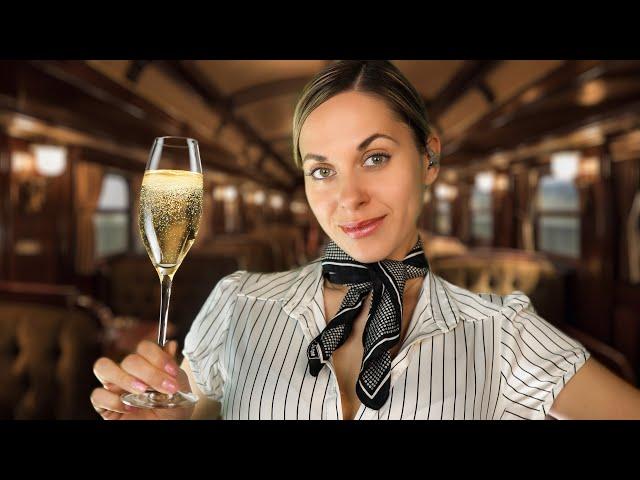 ASMR - First Class Train Attendant Roleplay, Personal Attention, Soft Spoken