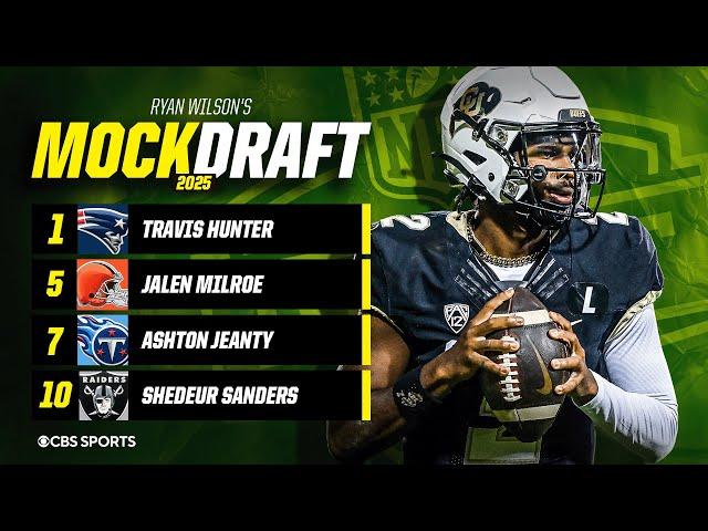 2025 NFL Mock Draft: Jalen Milroe the first QB off the board, Raiders take Shedeur Sanders