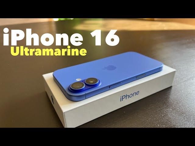 Unboxing Apple iPhone 16 - Ultramarine