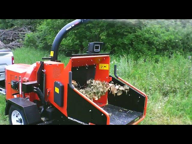 Crary Bear Cat® CH611DH 6-Inch Chipper in Action