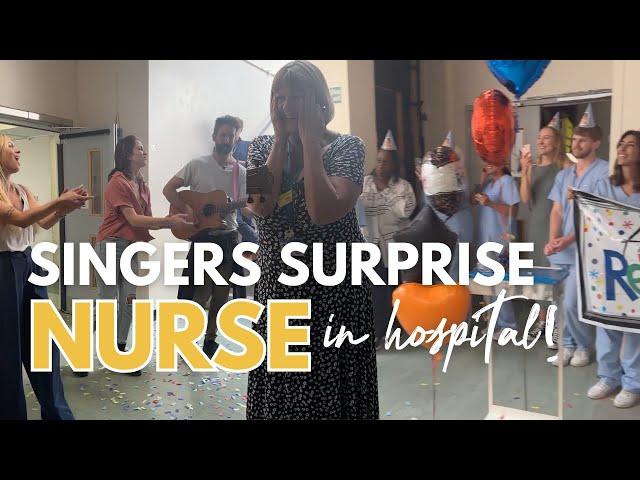 Nurse is Surprised by Professional Singers IN THE HOSPITAL!